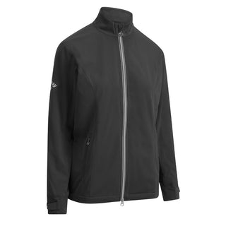 Callaway Golf Ladies Soft Shell Wind Jacket- Caviar