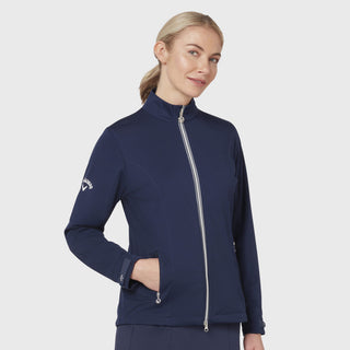 Callaway Golf Ladies Soft Shell Wind Jacket- Peacoat