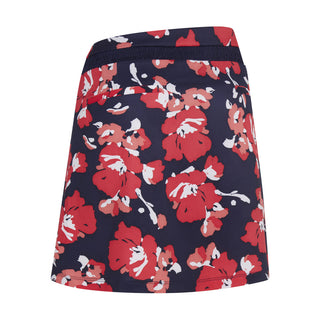 Callaway Golf Ladies Printed Floral Pull On Skort 43CM- Peacoat