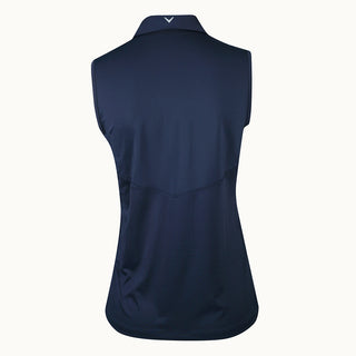 Callaway Golf Ladies Shape Shifter Sleeveless Polo - Peacoat