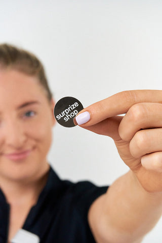 Surprizeshop Metallic Silver Golf Ball Marker Anywear Set