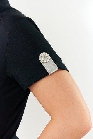 Surprizeshop Metallic Silver Golf Ball Marker Anywear Set