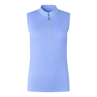 Tail Ladies Zee Sleeveless Polo - Seaview Blue