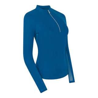 Tail Ladies Nashla Long Sleeve Polo - Royal