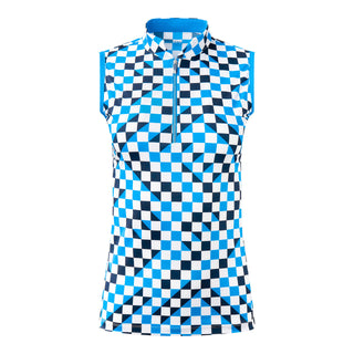 Tail Ladies Golf Electa Sleeveless Top - Dynamic Geo