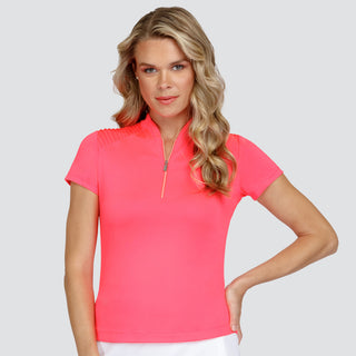 Tail Ladies Golf Ignace Short Sleeve Polo - Diva Pink