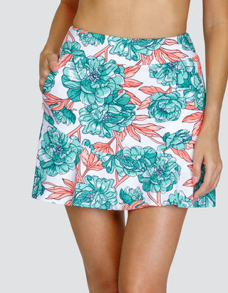 Tail Ladies Kioko Pull On Golf Skort - Peony Blooms