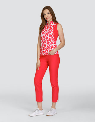 Tail Ladies Dovima Sleeveless Polo - Wonderland Geo