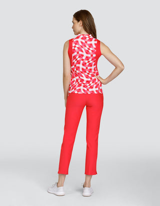 Tail Ladies Dovima Sleeveless Polo - Wonderland Geo