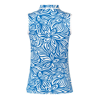 Tail Ladies Shasta Sleeveless Golf Polo - Grecian Blooms