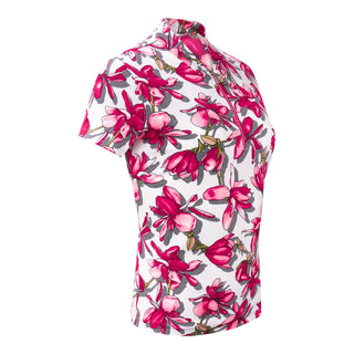 Tail Ladies Golf Rosalia 6.5" Sleeve Polo - Sweet Magnolia