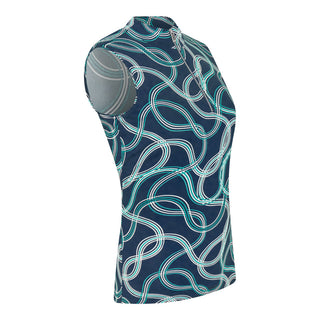 Tail Ladies Monarch Sleeveless Polo - Organic Wave