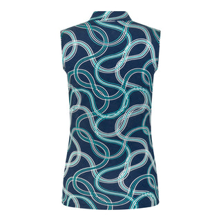 Tail Ladies Monarch Sleeveless Polo - Organic Wave