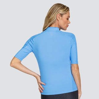 Tail Ladies Golf Marleigh Elbow Sleeve Polo - Hyacinth