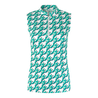 Tail Ladies Freda Sleeveless Polo - Tessalation