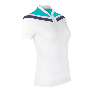 Tail Ladies Miriella Short Sleeve Polo - Chalk