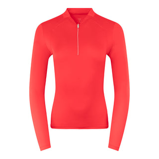 Tail Ladies Preston Long Sleeve Polo - Flamenco