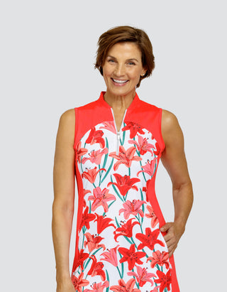 Tail Ladies Golf Denia Sleeveless Golf Dress- Valencia Lilies