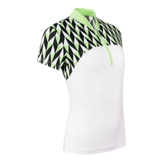 Tail Ladies Golf Sharolyn 6.5" Polo - Chevron Geo