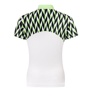 Tail Ladies Golf Sharolyn 6.5" Polo - Chevron Geo