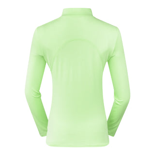 Tail Ladies Amelia Long Sleeve Polo - Honeydew