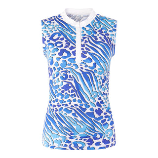 Tail Ladies Golf Aerys Sleeveless Top - Electric Jungle