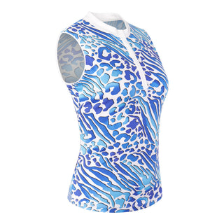 Tail Ladies Golf Aerys Sleeveless Top - Electric Jungle