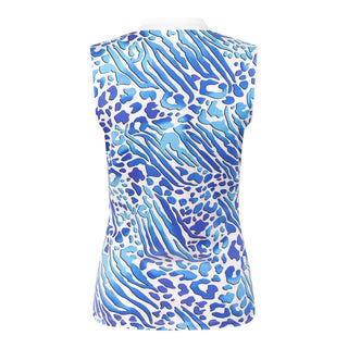 Tail Ladies Golf Aerys Sleeveless Top - Electric Jungle