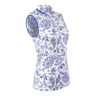 Tail Ladies Golf RiRi Sleeveless Top - Paisley Paradise