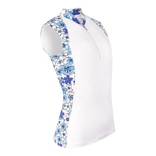 Tail Ladies Golf Lexis Sleeveless Top - Daffodil Ditsy