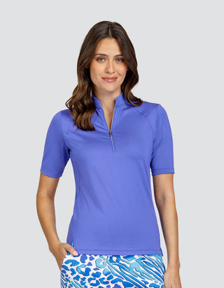 Tail Ladies Mitch Short Sleeve Golf Polo - Mystic Blue