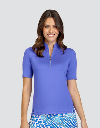 Tail Ladies Mitch Short Sleeve Golf Polo - Mystic Blue