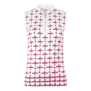 Tail Ladies Golf Mea Sleeveless Top - Clover Petals