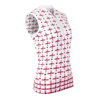 Tail Ladies Golf Mea Sleeveless Top - Clover Petals