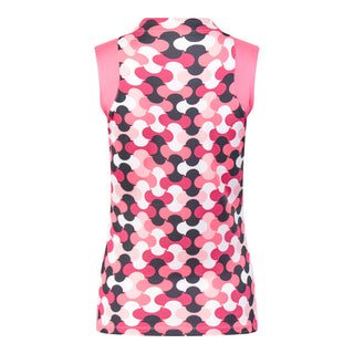 Tail Ladies Golf Lyon Sleeveless Top - Marsaille Geo