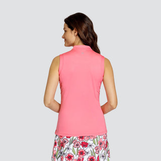 Tail Ladies Golf Lander Sleeveless Top - Strawberry Pink