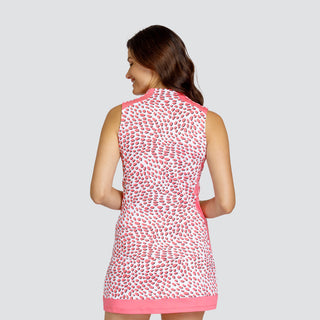 Tail Ladies Golf Sully Sleeveless Top - Speckle Dots