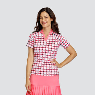 Tail Ladies Golf Boone Short Sleeve Top - Clover