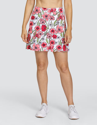 Tail Ladies Daylah Pull On Golf Skort - Strawberry Blossoms