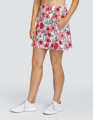 Tail Ladies Daylah Pull On Golf Skort - Strawberry Blossoms