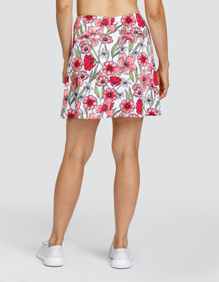 Tail Ladies Daylah Pull On Golf Skort - Strawberry Blossoms