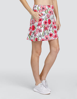 Tail Ladies Daylah Pull On Golf Skort - Strawberry Blossoms