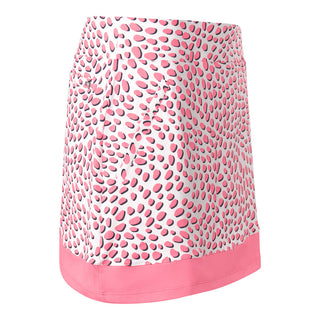 Tail Ladies Akeno Pull On Golf Pink Skort - Speckle Dots