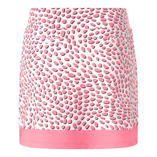 Tail Ladies Akeno Pull On Golf Pink Skort - Speckle Dots