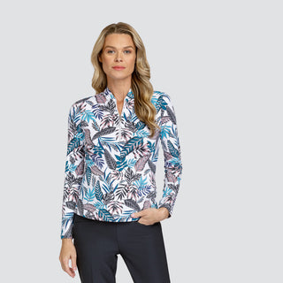 Tail Ladies Lovell Long Sleeve Polo - Rowan Foliage