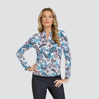Tail Ladies Lovell Long Sleeve Polo - Rowan Foliage