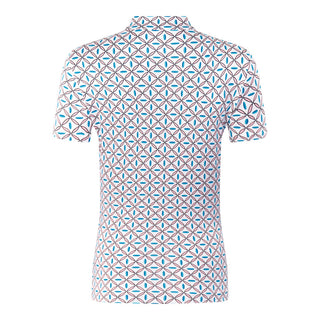 Tail Ladies Golf Rosalia Short Sleeve Top - Trellis Geo