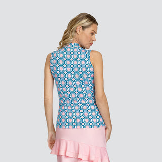Tail Ladies Golf Mea Sleeveless Top - Crystal Gem