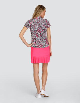 Tail Ladies Golf Layne Short Sleeve Polo - Cheetah Trials