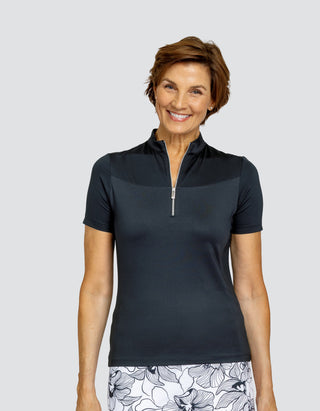 Tail Ladies Altai Short Sleeve Golf Polo - Black